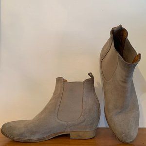 Roots -Wedge Bootie Suede